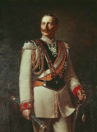 Guglielmo II, imperatore di Germania (1888-1918).