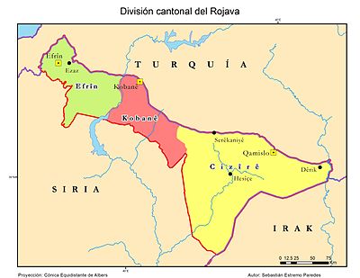 Cantones del Rojava