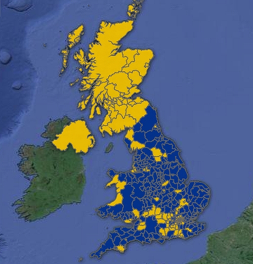 brexit scozia mappa-brexit
