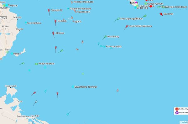 contrabbando clandestini - marinetraffic-cansicilia