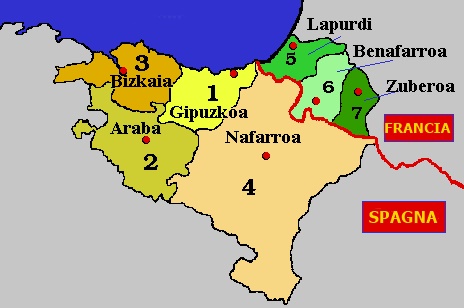colonialismo linguistico euskara - province-basche