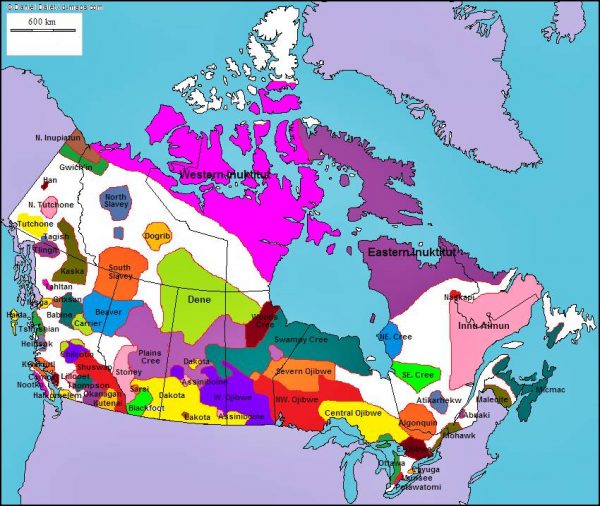 canada lingue aborigene
