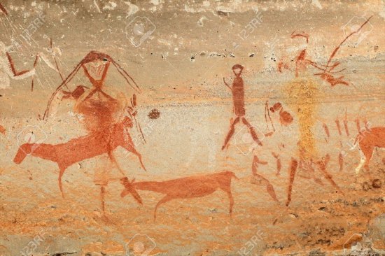 san boscimani del kalahari