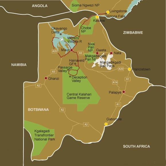san boscimani del kalahari