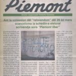 Programma della Union Piemontèisa Programma della Union Piemontèisa